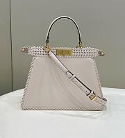 Fendi FF Peekaboo ISeeU White - 33x12x25cm - 4