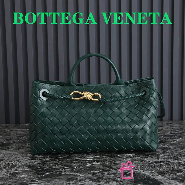 Bottega Veneta Small East West Andiamo Green - 29×18×10cm - 1