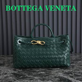 Bottega Veneta Small East West Andiamo Green - 29×18×10cm