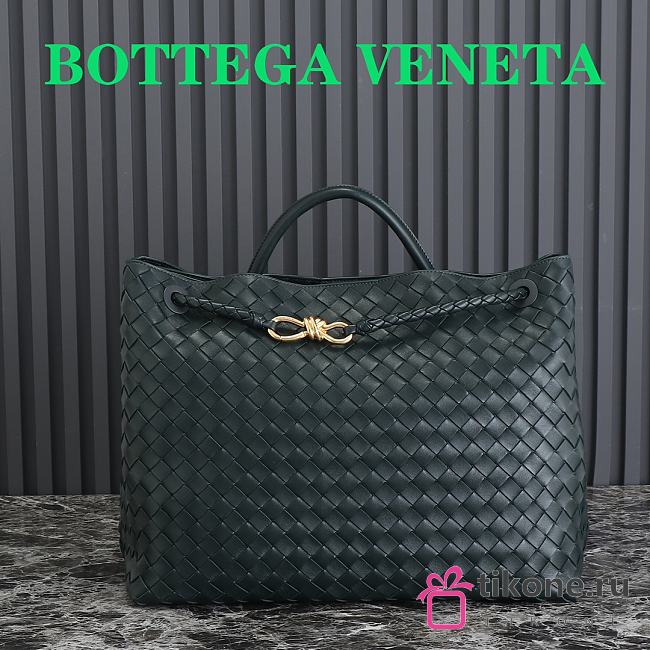 Bottega Veneta Andiamo Large Tote Green - 42×35×18cm - 1