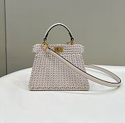 Fendi FF Small Peekaboo ISeeU White - 20x10.5x15cm - 1