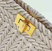 Fendi FF Small Peekaboo ISeeU White - 20x10.5x15cm - 4