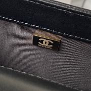 Chanel Boy Foldable Bag With Handle 20cm - 2