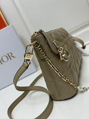 Miss Dior Grey Midi Mini Bag - 23x13x5cm - 4