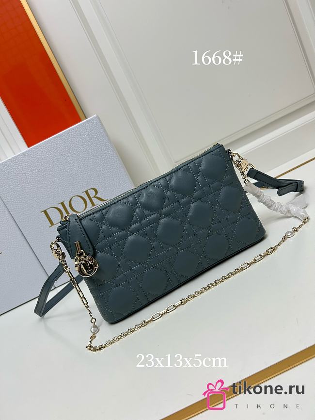 Miss Dior Blue Midi Mini Bag - 23x13x5cm - 1