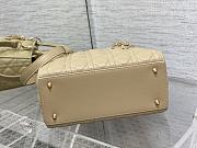 Dior Lady Medium In Beige Gold Hardware - 5