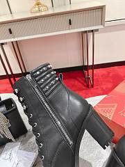 Christian Louboutin Rivet Black Height Heels Boots - 4