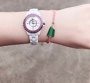 Bvlgari 18K Rose Gold Diamond Malachite Gelati Bracelet - 4