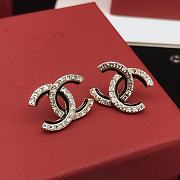 Chanel Logo CC Gold Earrings - 5