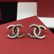 Chanel Logo CC Gold Earrings - 4