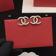 Chanel Logo CC Gold Earrings - 2