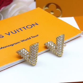 Valentino VV Gold Diamond Earrings