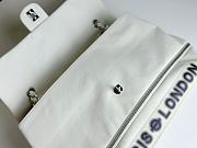 Chanel White Vintage Graffiti Handbag  - 3