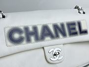 Chanel White Vintage Graffiti Handbag  - 2