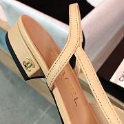 Chanel Slingback Beige Leather - 2