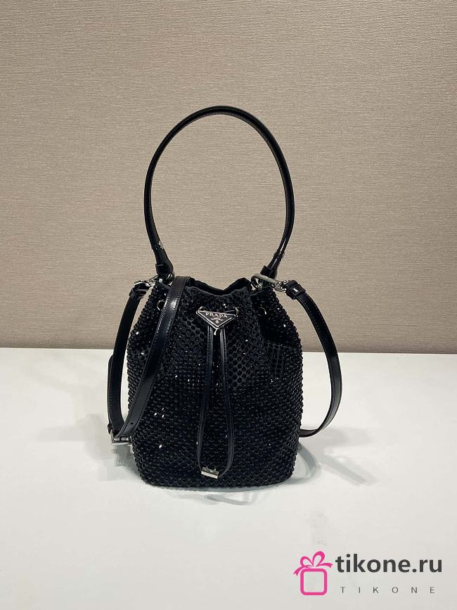 Prada Crystal Bucket Bag - 21x16x10cm - 1