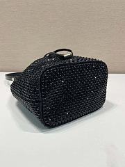 Prada Crystal Bucket Bag - 21x16x10cm - 3