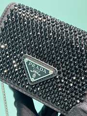 Prada Necklace Black Crystal Bag - 11.5x8cm - 4