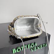 Bottega Veneta Mini Pouch Gold&Silver - 22x12x7cm - 4