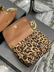 YSL Niki Leopard Patterns Handbag - 22×16.5×12cm - 3