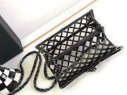 Chanel Mini Evenning Bag Strass & Black Metal - 13.5×8.5×4.2cm - 5