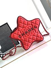 Chanel Red Star Handbag - 22.5x22.5x6cm - 1