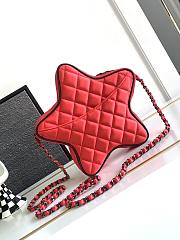 Chanel Red Star Handbag - 22.5x22.5x6cm - 4