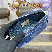 Louis Vuitton Blue Denim Wallet - 19x12x6cm  - 2