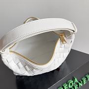 Bottega Veneta White Mini Rectangle Bag - 20×13×9.5cm - 4