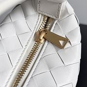 Bottega Veneta White Mini Rectangle Bag - 20×13×9.5cm - 2