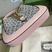 Gucci Jackie 1961 Mini Crystal bag Pink - 19x13x3cm - 4