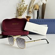 Gucci Gold-rimmed Sunglasses - 1