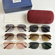 Gucci Gold-rimmed Sunglasses - 3