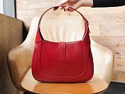 Gucci Jackie 1961 In Red Leather - 27.5x19x4cm - 5