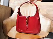 Gucci Jackie 1961 In Red Leather - 27.5x19x4cm - 4