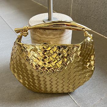 Bottega Veneta Gold Sardine Bag - 33x20x4cm