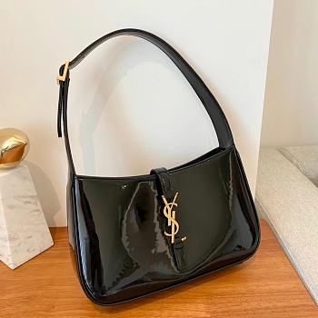 YSL Le 5 à 7 Hobo Bag In Black - 25x14x6cm