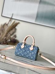 Louis Vuitton MM82950 Denim Speedy Bag - 16×7.5×10cm - 4