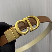 Dior Reversible Brown Belt 2cm - 1