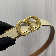 Dior Reversible Brown Belt 2cm - 4