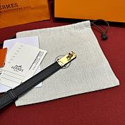 Hermes Kelly Black 18k Belt - 3