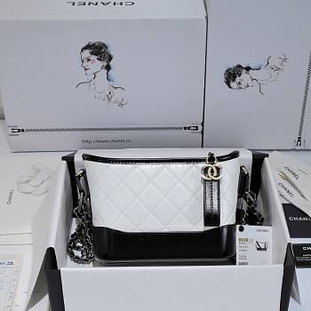 Chanel Gabrielle Mini White Handbag - 20x15x8cm