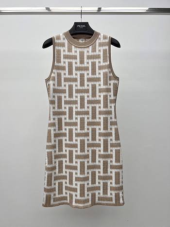 Hermes Logo Patterns Dress