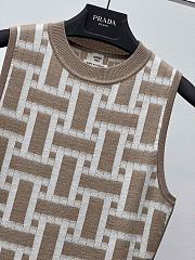 Hermes Logo Patterns Dress - 3