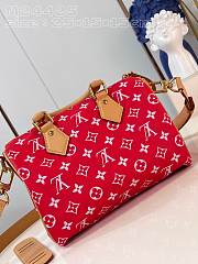 Louis Vuitton Speedy Bandoulière Red Bag - 25x15x15cm - 4