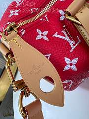 Louis Vuitton Speedy Bandoulière Red Bag - 25x15x15cm - 3