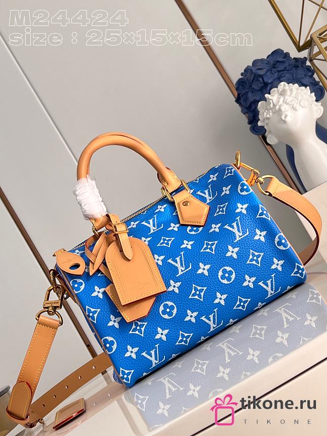 Louis Vuitton Speedy Bandoulière Blue Bag - 25x15x15cm - 1