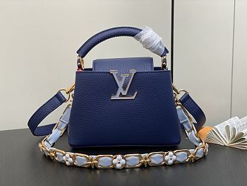 Louis Vuitton M48865 Capuccines Blue - 21x14x8cm