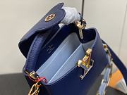 Louis Vuitton M48865 Capuccines Blue - 21x14x8cm - 5