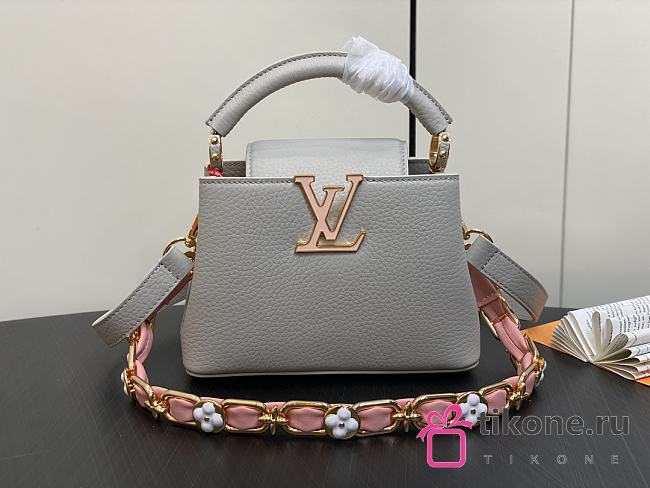 Louis Vuitton M23363 Capucines Grey Mini Bag - 21x14x8cm - 1